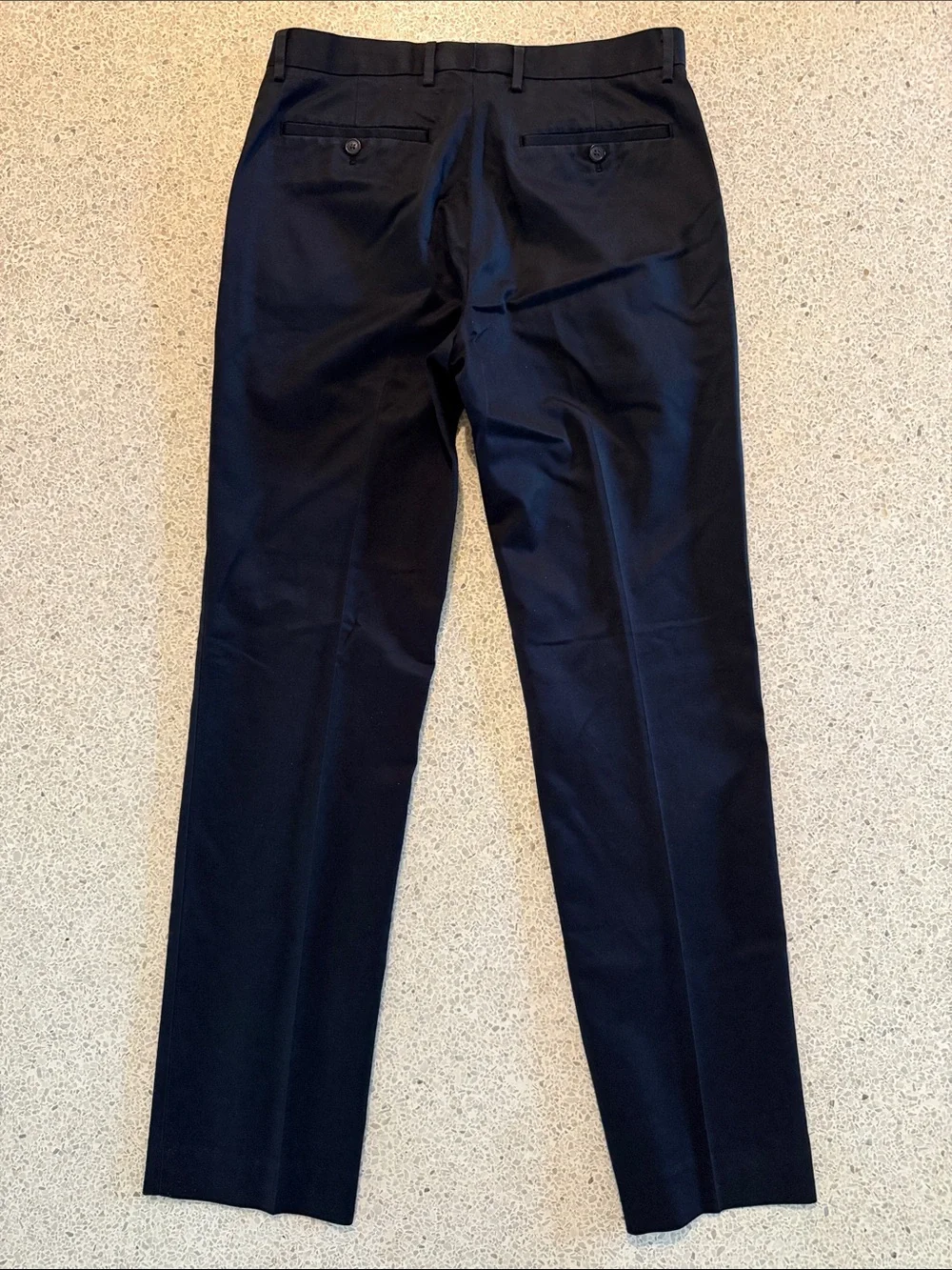 Banana Rebublic Non Iron Modern Slim Fit Black Dress Chino Pants 31 x 34